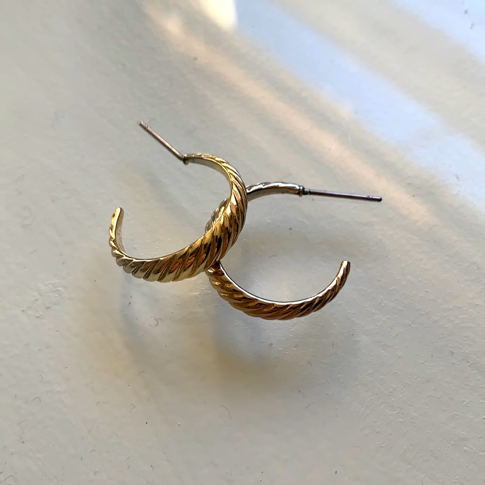 Gold Hoop Earrings